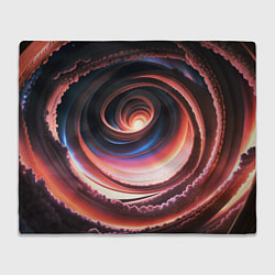 Плед флисовый Вихрь из звезд и облаков, цвет: 3D-велсофт