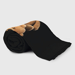 Плед флисовый Плюшевый медведь с оторванной головой, цвет: 3D-велсофт — фото 2