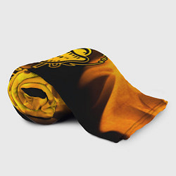Плед флисовый Poppy Playtime - gold gradient, цвет: 3D-велсофт — фото 2