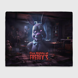 Плед флисовый Five Nights at Freddys Bonnie, цвет: 3D-велсофт