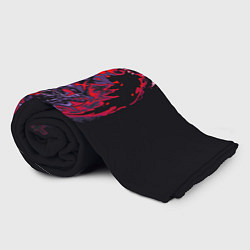 Плед флисовый Аста режим демона - Черный Клевер, цвет: 3D-велсофт — фото 2