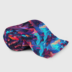 Плед флисовый Луффи из Ван Пис - разноцветный, цвет: 3D-велсофт — фото 2