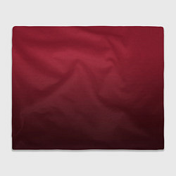 Плед флисовый Градиент цвета тёмный кабаре, цвет: 3D-велсофт