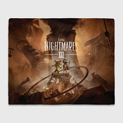 Плед флисовый Герои Little nightmares 3, цвет: 3D-велсофт