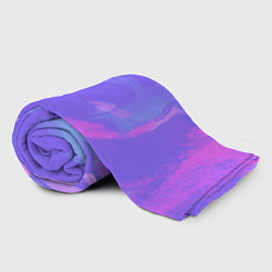 Плед флисовый Сиреневая абстракция, цвет: 3D-велсофт — фото 2
