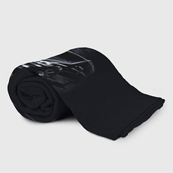 Плед флисовый Mercedes black, цвет: 3D-велсофт — фото 2