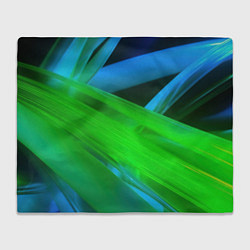 Плед Blue green abstract