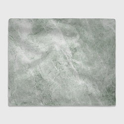 Плед флисовый Зелёный мрамор, цвет: 3D-велсофт