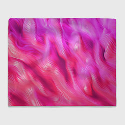 Плед флисовый Pink abstract texture, цвет: 3D-велсофт