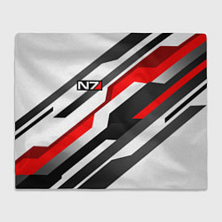 Плед Mass effect - white uniform n7