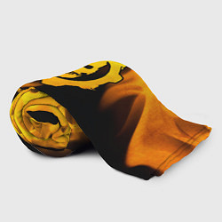 Плед флисовый Gears of War - gold gradient, цвет: 3D-велсофт — фото 2