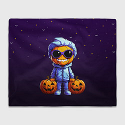 Плед флисовый Happy pumpkin, цвет: 3D-велсофт