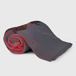 Плед флисовый Карлах из Baldurs Gate 3, цвет: 3D-велсофт — фото 2