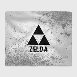 Плед флисовый Zelda glitch на светлом фоне, цвет: 3D-велсофт