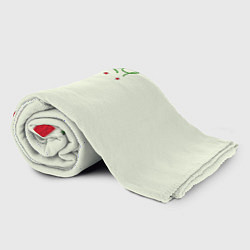 Плед флисовый Рождественские носки, цвет: 3D-велсофт — фото 2