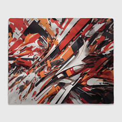 Плед флисовый Абстракционная иллюстрация, цвет: 3D-велсофт