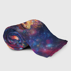 Плед флисовый Космический дракон - символ года, цвет: 3D-велсофт — фото 2