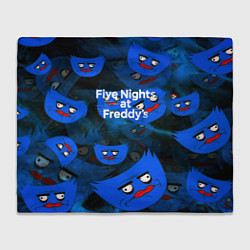 Плед флисовый Huggy Wuggy x Five Nights at Freddys, цвет: 3D-велсофт