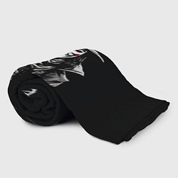 Плед флисовый Гай фокс на чёрном фоне, цвет: 3D-велсофт — фото 2