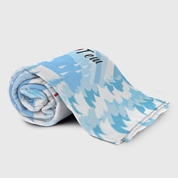 Плед флисовый Я люблю Геш Шерегеш, цвет: 3D-велсофт — фото 2