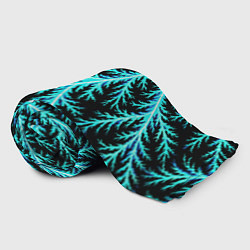 Плед флисовый Разряды электричества Tie Dye, цвет: 3D-велсофт — фото 2