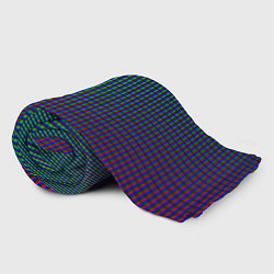 Плед флисовый Неоновые светящиеся полосы, цвет: 3D-велсофт — фото 2