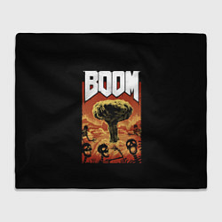 Плед флисовый Boom - Doom, цвет: 3D-велсофт