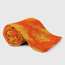 Плед флисовый Солнечный огонь абстракция, цвет: 3D-велсофт — фото 2