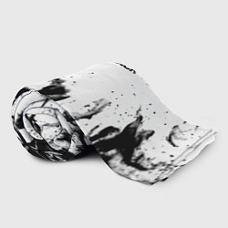 Плед флисовый Nickelback серый дым рок, цвет: 3D-велсофт — фото 2