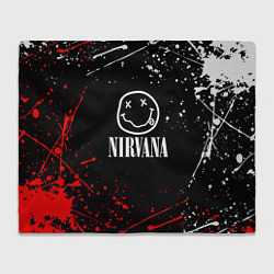 Плед флисовый Nirvana брызги красок, цвет: 3D-велсофт