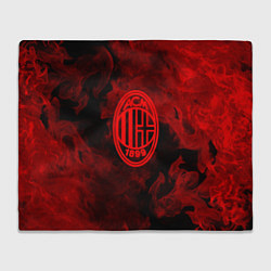Плед флисовый Милан огненый стиль, цвет: 3D-велсофт