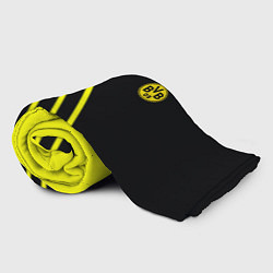 Плед флисовый Borussia sport line uniform, цвет: 3D-велсофт — фото 2