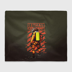 Плед флисовый Lethal Company: Survivor, цвет: 3D-велсофт