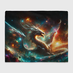 Плед флисовый The incredible space dragon, цвет: 3D-велсофт