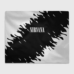 Плед флисовый Nirvana текстура огонь, цвет: 3D-велсофт