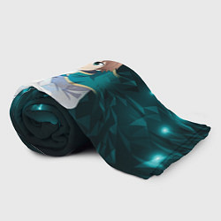 Плед флисовый Казума Сато из Коносубы, цвет: 3D-велсофт — фото 2