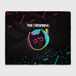 Плед флисовый The Offspring - rock star cat, цвет: 3D-велсофт