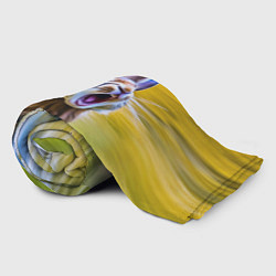 Плед флисовый Крик бегущего зайца, цвет: 3D-велсофт — фото 2