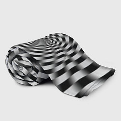 Плед флисовый Оптическая иллюзия спиральное заклинание, цвет: 3D-велсофт — фото 2