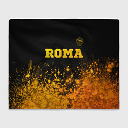 Плед флисовый Roma - gold gradient посередине, цвет: 3D-велсофт