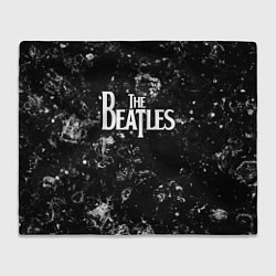 Плед флисовый The Beatles black ice, цвет: 3D-велсофт