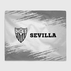 Плед флисовый Sevilla sport на светлом фоне по-горизонтали, цвет: 3D-велсофт