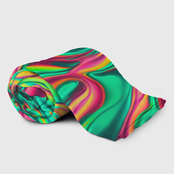 Плед флисовый Неоновый голографик, цвет: 3D-велсофт — фото 2