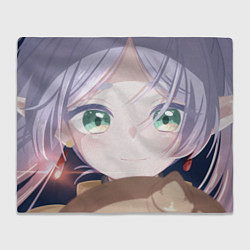 Плед флисовый Sousou no Frieren, цвет: 3D-велсофт