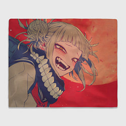 Плед флисовый Моя геройская академия Himiko Toga, цвет: 3D-велсофт