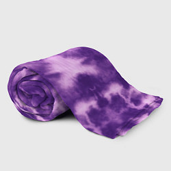 Плед флисовый Фиолетовый тайдай, цвет: 3D-велсофт — фото 2