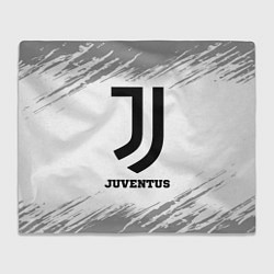 Плед флисовый Juventus sport на светлом фоне, цвет: 3D-велсофт