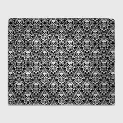 Плед флисовый Skull patterns, цвет: 3D-велсофт
