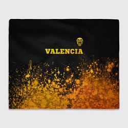 Плед флисовый Valencia - gold gradient посередине, цвет: 3D-велсофт