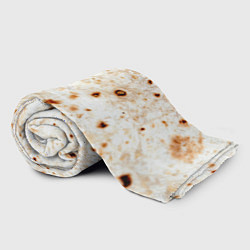 Плед флисовый Текстура светлого лаваша, цвет: 3D-велсофт — фото 2